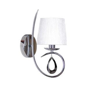 Nástenná lampa ARNIKA 1xE14/40W/230V lesklý chróm/biela 21-21649 vyobraziť
