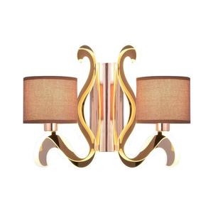 LED Nástenné svietidlo AMBROSIA 2xE14/40W/230V + LED/12, 3W medená 22-33529 vyobraziť