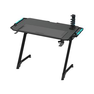 Herný stôl SNAKE s LED RGB podsvietením 100x60 cm čierna GS8112 vyobraziť