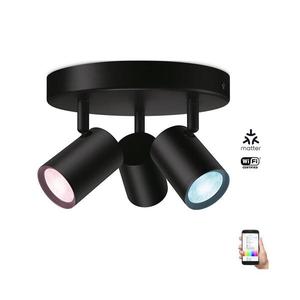 WiZ - LED RGBW Stmievateľné bodové svietidlo IMAGEO 3xGU10/4, 9W/230V čierna Wi-Fi 8719514554535 vyobraziť