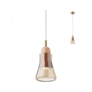 Redo 01-1518 - Luster na lanku UPPER 1xGU10/28W/230V mosadz/béžová 01-1518 vyobraziť