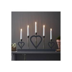 Markslöjd 705831 - Vianočný svietnik MELISSA 5xE10/3W/230V šedá 705831.00 vyobraziť