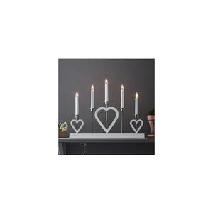 Markslöjd 705830 - Vianočný svietnik MELISSA 5xE10/3W/230V biela 705830.00 vyobraziť