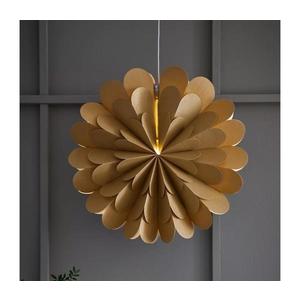 Markslöjd 705949 - Vianočná dekorácia MARAVILLA 1xE14/25W/230V pr. 60 cm zlatá 705949.00 vyobraziť