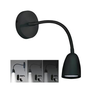 Brilagi - LED Stmievateľná nástenná lampička LED/4W/230V čierna WO54-B-OEM1 vyobraziť