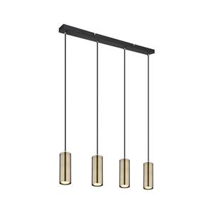 Globo 57911-4HM - Luster na lanku ROBBY 4xGU10/35W/230V čierna/mosadz 57911-4HM vyobraziť