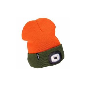 Extol- Čiapka s čelovkou a USB nabíjaním 300 mAh neonovo oranžová/zelená veľ. UNI 43460 vyobraziť