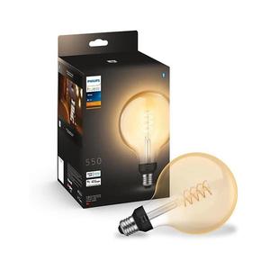 LED Stmievateľná žiarovka Philips Hue WHITE FILAMENT G125 E27/7W/230V 2100K 8719514343023 vyobraziť