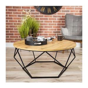 HowHomely Konferenčný stolík DIAMOND 40x90 cm čierna/hnedá 10-1562-90-BOL-MDF vyobraziť