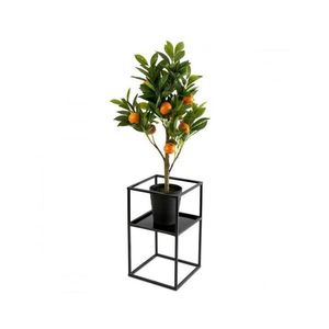 HowHomely Stojan na kvety 40x24 čierna 10-1593-40 vyobraziť