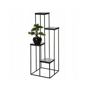 HowHomely Stojan na kvety KASKADA 110x40 čierna 10-1538B vyobraziť