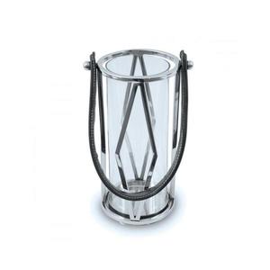 HowHomely Lucerna FRAGIL 26 cm chróm/čierna HH-17266 vyobraziť