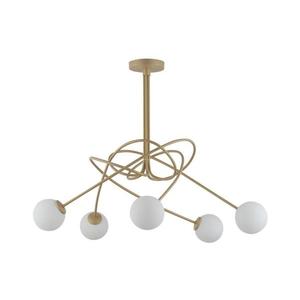 Luster na tyči VELVET 5xG9/12W/230V zlatá 33357 vyobraziť