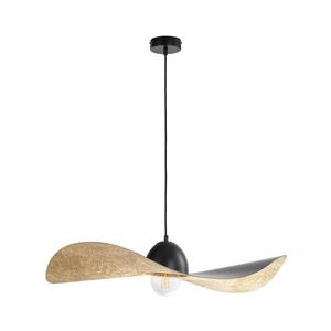 Luster na lanku KAPELLO 1xE27/60W/230V pr. 76 cm čierna/zlatá 32340 vyobraziť