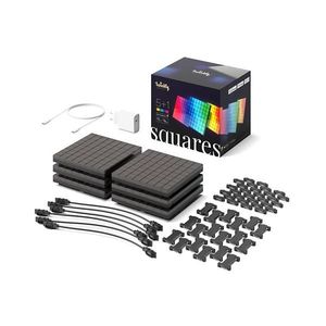 Twinkly TWQ064STW-07-BEU - SADA 6xLED RGB Panel SQUARES 64xLED 16x16 cm Wi-Fi TWQ064STW-07-BEU vyobraziť
