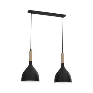 Luster na lanku NOAK WOOD 2xE27/15W/230V čierna/buk 3730 vyobraziť