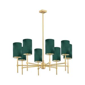 Argon 5055 - Luster na tyči ABRUZZO 8xE14/7W/230V mosadz/zelená 5055 vyobraziť