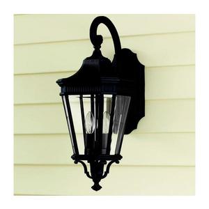 Elstead Feiss - Vonkajšie nástenné svietidlo COTSWOLD LANE 2xE14/60W/230V IP44 čierna FE-COTSLN2-M-BK vyobraziť