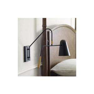 Elstead Feiss - Nástenná lampa SIMON 1xE27/60W/230V čierna/zlatá FE-SIMON1 vyobraziť