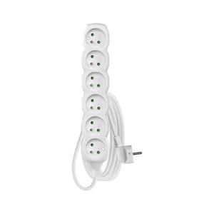 Predlžovací kábel 6Z 3m biela P0613R vyobraziť