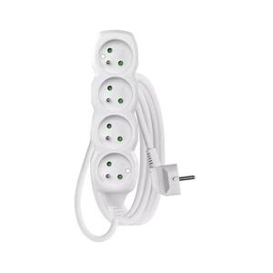 Predlžovací kábel 4Z 3m biela P0413R vyobraziť