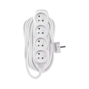 Predlžovací kábel 4Z 10m biela P0410R vyobraziť