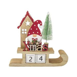 - Vianočná dekorácia sánky drevo 50005623 vyobraziť