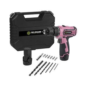 Fieldmann - AKU Vŕtačka s príslušenstvom 12V 1300 mAh ružová/čierna 50004652 vyobraziť