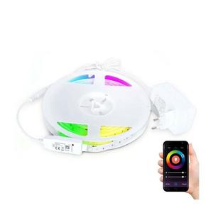 LED RGB Stmievateľný pásik LED/24W/230V 5m 3000-6000K Wi-Fi Tuya KBZTZS5M2AH vyobraziť