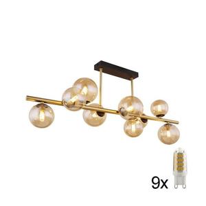 Globo 56135-9D - LED Luster na tyči RIHA 9xG9/3W/230V mosadz 56135-9D vyobraziť