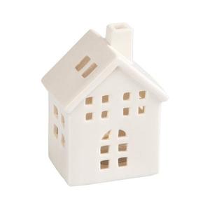 - Porcelánový domček na sviečku 10 cm biela 50004964 vyobraziť