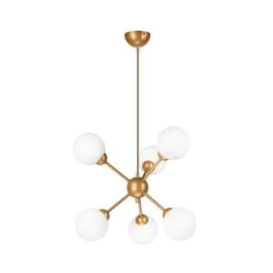 Luster na tyči RUBBY BALL 6xG9/5W/230V zlatá LM-6.168/ZŁOTY vyobraziť