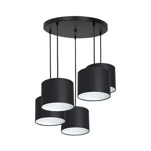 Luster na lanku ARDEN 5xE27/60W/230V čierna/biela 3476 vyobraziť