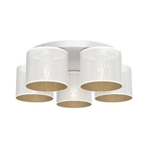Luster prisadený LOFT SHADE 5xE27/60W/230V biela/zlatá 5263 vyobraziť