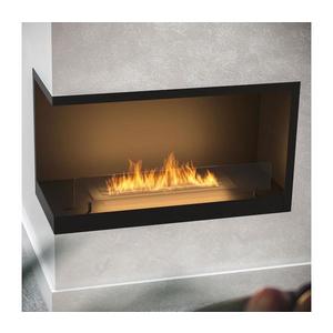 InFire - Rohový BIO krb 80x45 cm 3kW čierna INSIDE L 800V2 vyobraziť