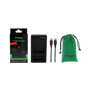 PATONA - Rýchlonabíjačka Dual Olympus BLX-1 + kábel USB-C 0, 6m PT161713 vyobraziť