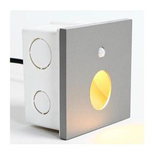 Emithor - LED Schodiskové svietidlo so senzorom OLIVE LED/1W/230V šedá vyobraziť