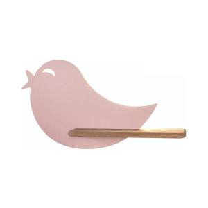 LED Detské nástenné svietidlo s poličkou BIRD LED/5W/230V ružová/drevo 21-84736 vyobraziť