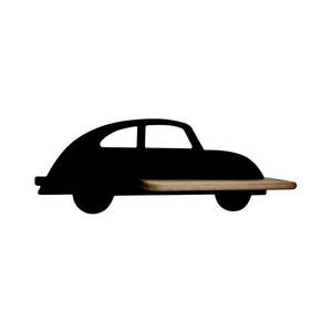 LED Detské nástenné svietidlo s poličkou CAR LED/5W/230V čierna/drevo 21-84781 vyobraziť