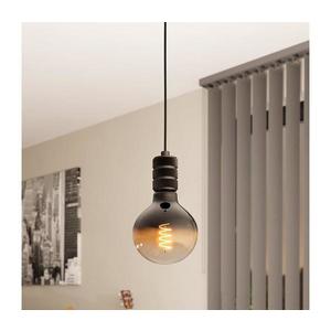 Eglo 43801 - Luster na lanku YORTH 1xE27/40W/230V čierna 43801 vyobraziť