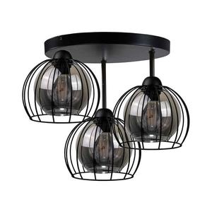 Keter Lighting Prisadený luster SOLO BLACK 3xE27/60W/230V pr. 30 cm 1483 vyobraziť