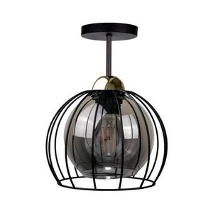 Keter Lighting Prisadený luster SOLO BLACK 1xE27/60W/230V čierna/zlatá 1492 vyobraziť