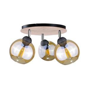 Keter Lighting Bodové svietidlo THEA WOOD 3xE27/60W/230V pr. 30 cm 2044 vyobraziť