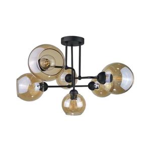 Keter Lighting Prisadený luster MONDE BLACK 6xE27/60W/230V 1986 vyobraziť