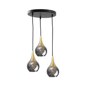 Keter Lighting Luster na lanku LACRIMA SMOKY 3xE27/60W/230V pr. 30 cm 2133 vyobraziť