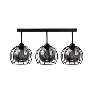 Keter Lighting Prisadený luster SOLO BLACK 3xE27/60W/230V 1482 vyobraziť