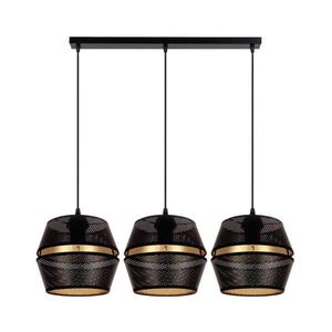 HEXE Luster na lanku PARIS 3xE27/60W/230V čierna/zlatá 0072 vyobraziť