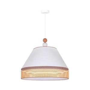 - Luster na lanku AVIGNON 1xE27/15W/230V pr. 50 cm biela/ratan 602082 vyobraziť