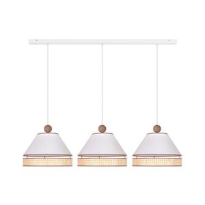 - Luster na lanku AVIGNON 3xE27/15W/230V biela/ratan 602112 vyobraziť