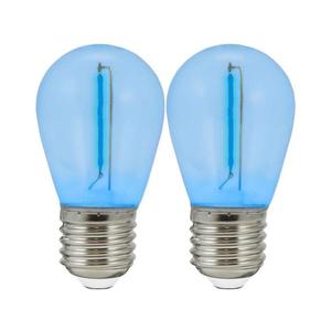 SADA 2x LED Žiarovka PARTY E27/0, 3W/36V modrá 322203 vyobraziť